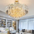 Modern Luxury Crystal Chandelier Lighting Fixture Contemporary Chandeliers Lamp Pendant Hanging Light for Home Restaurant Decor